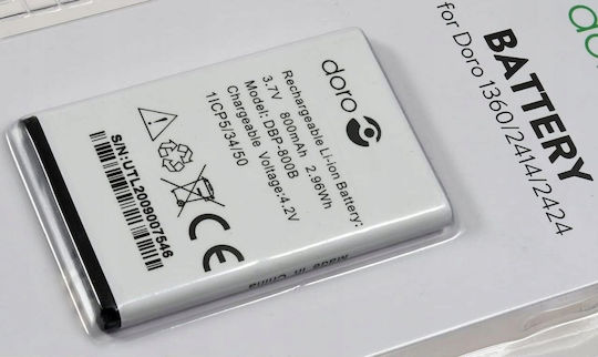 Doro Kompatibler Ersatzakku 800mAh für 1350 / 136x