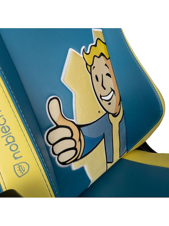 Noblechairs Hero Fallout Vault-Tec Edition Καρέκλα Gaming Δερματίνης με Ρυθμιζόμενα Μπράτσα Μπλε