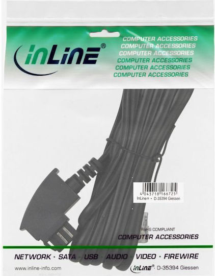 Inline Telephone Cable Tae-n Rj11 6p4c 3m 18813