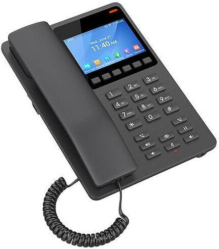 Grandstream С кабел Телефон IP Черен