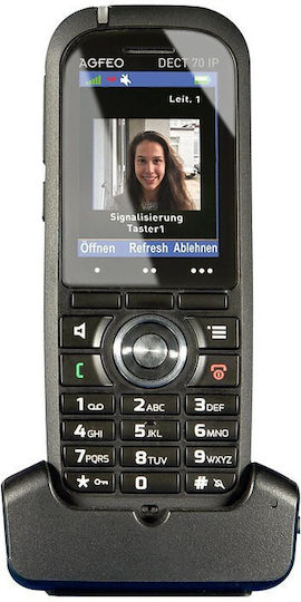 Agfeo Dect 70 IP Cu fir Telefon IP Negru