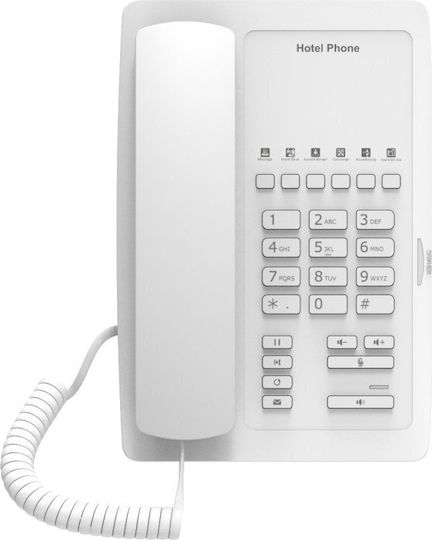 Fanvil H3W Hotel С кабел Телефон IP 2 линии Бял