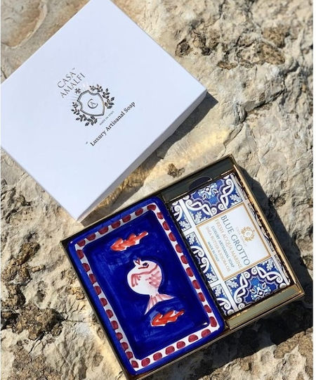 Set Cadou Săpun Artizanal Aur Alb Casa Amalfi Sgb01