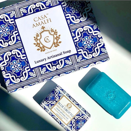 Set Cadou Săpunuri Artizanale Maiolica Albastră Casa Amalfi Gb02