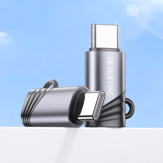 Borofone Μετατροπέας USB-C / Lightning male σε Lightning male 1τμχ