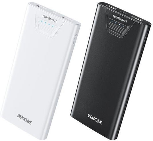 WK WP-101 Power Bank 10000mAh 12W mit 2 USB-A Anschlüssen Weiß