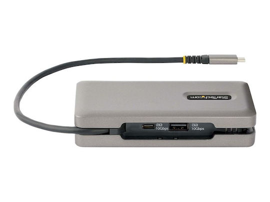 StarTech USB-C Docking Station με HDMI 4K PD Ethernet Γκρι (DKT31CVHPD3)