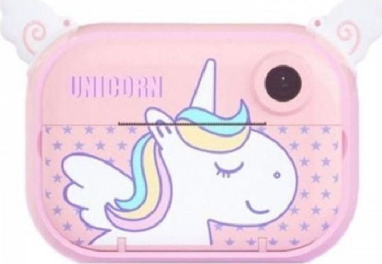THD Pixels C3Pro Pink Unicorn Παιδική Φωτογραφική Μηχανή 12MP με Θερμική Εκτύπωση Ροζ