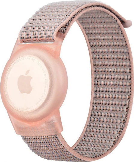 Mobile Origin Strap Case Belt Compatible Apple Airtag Pink