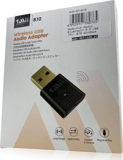 Adapter 1mii Bluetooth 5.0 Black