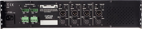 Audac PA Power Amplifier 480W/100V