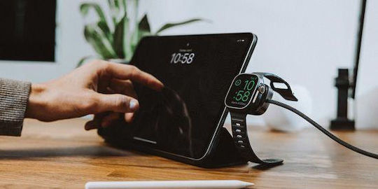 Nomad Kevlar Φορτιστής για Apple Watch Μαύρος