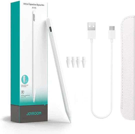 Joyroom JR-X15 Digitală Stilou Tactil pentru iPad 2018+ de culoare Alb