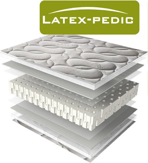 Extra Strom Matratzentopper Latex Pedic Übergröße Latex mit Gummibändern 160x200x5cm