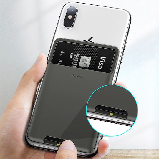 Baseus Sticker Калъф за карти в Сив цвят