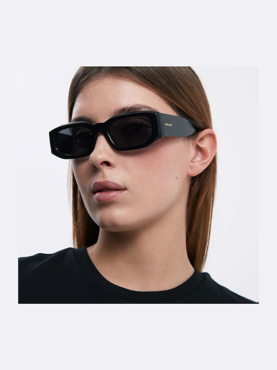 Meller Kira Damen Sonnenbrillen mit Horn umrandetem Rahmen Tigris Carbon Verlaufsfarbe Polarisiert