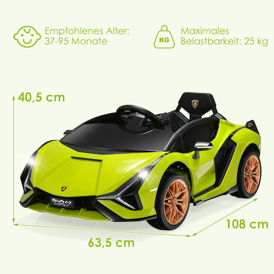 Elektrisches Einsitzer Kinderfahrzeug mit Fernbedienung 12 Volt Grüne für 3+ Jahre