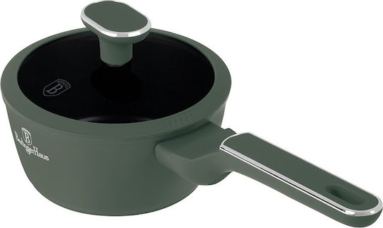 Berlinger Haus Matte Green Collection Κατσαρολάκι Γάλακτος από Αλουμίνιο 1.2lt / 16cm
