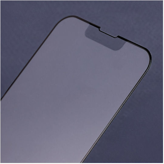 Matt Vollflächig gehärtetes Glas Schwarz (Galaxy S23 FE)