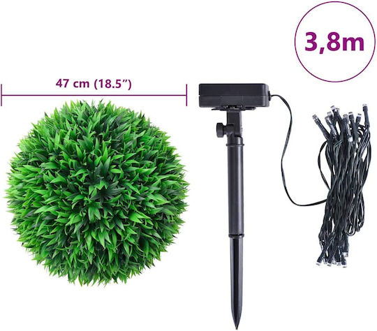 Buxus in Pot 47cm with Led 2 Pieces vidaXL