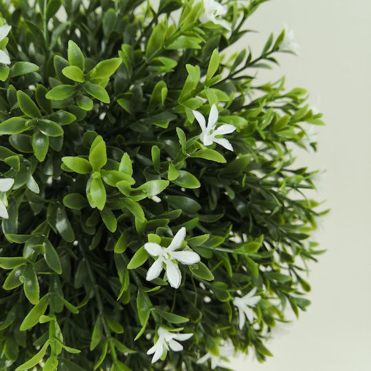 Artificial Boxwood H60cm Black Pot Ø13.5cm Artificial Boxwood H60cm Black Pot Ø13.5cm