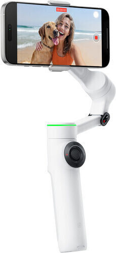 Insta360 Flow 2 Pro Creator Kit Gimbal за мобилни телефони с 3-осов стабилизатор и 10 часа работа Бял