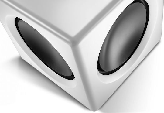 Wavemaster Fusion 66401 Αυτοενισχυόμενο Subwoofer με Ηχείο 8" 125W Λευκό