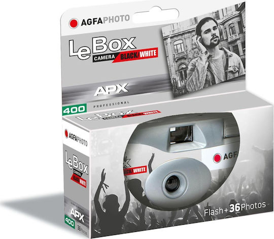 AgfaPhoto LeBox Camera Single Use Black/White