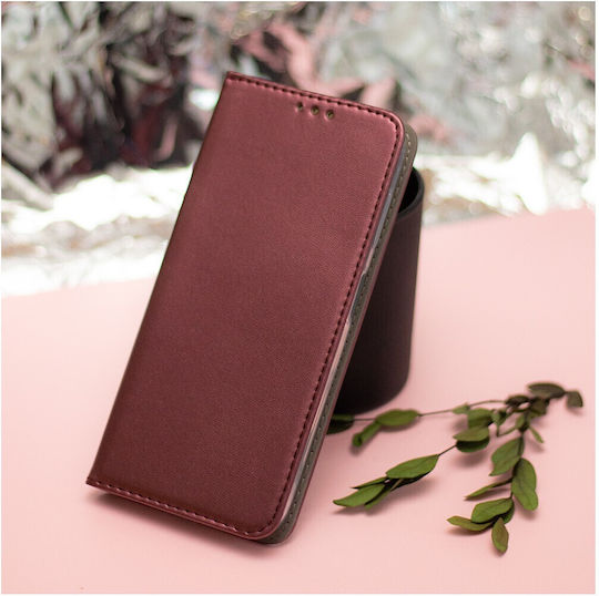 Smart Back Cover Σιλικόνης Μαγνητικό Μπορντό (Realme 10)