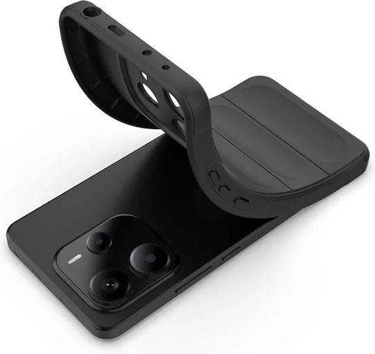 Techsuit Magic Back Cover Σιλικόνης Μαύρο (Moto G35)