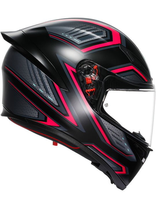 AGV K1 S Sling Matt Black / Pink Κράνος Μηχανής Full Face ECE 22.06 1500gr