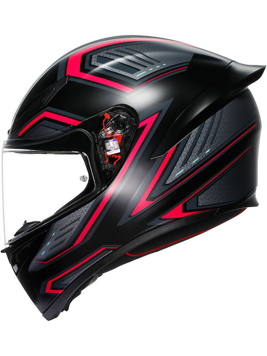 AGV K1 S Sling Matt Black / Pink Κράνος Μηχανής Full Face ECE 22.06 1500gr