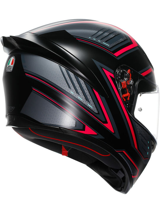 AGV K1 S Sling Matt Black / Pink Κράνος Μηχανής Full Face ECE 22.06 1500gr