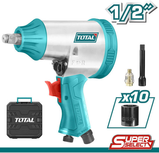 Total TAT41125 Αερόκλειδο 1/2" με Μέγιστη Ροπή 31.81kgm