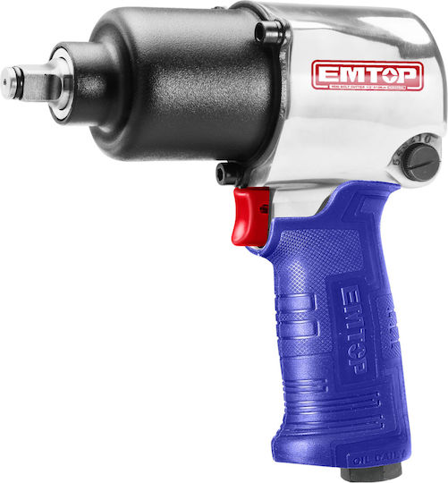 Emtop 610nm Аероударен ключ 1/2" с Максимален Въртящ Момент 62.2кгм