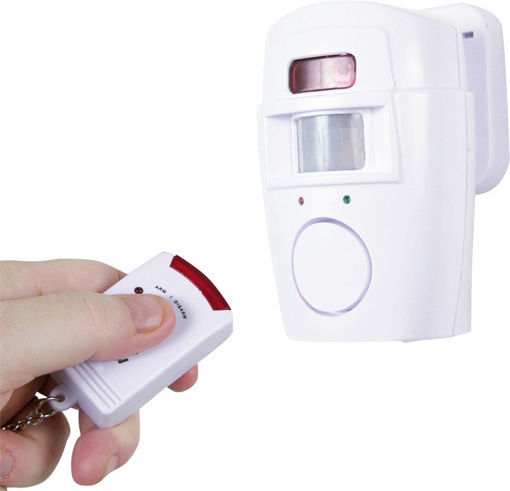 Rolinger Autonomous Wireless Alarm System with Motion Detector and 2 Remotes