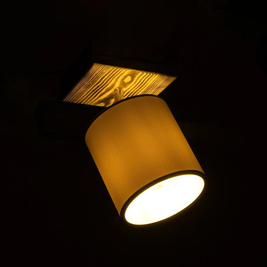 GloboStar Single Spot with Socket E27 in White Color
