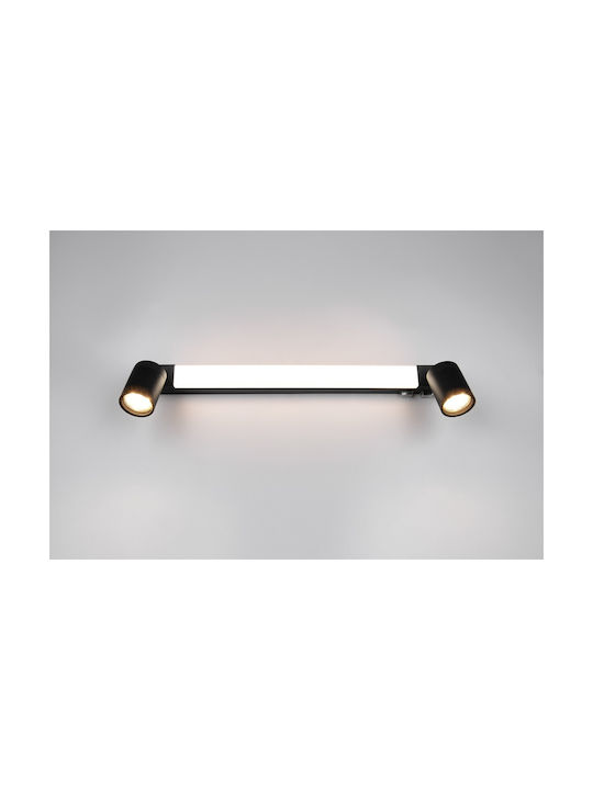 Trio Lighting Двойно Спот с Цокъл GU10 в Черен Цвят