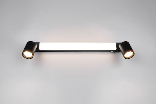 Trio Lighting Двойно Спот с Цокъл GU10 в Черен Цвят