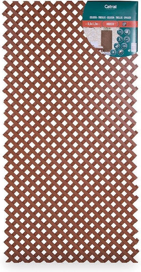 Kunststoff Spalier Für Garten in Braune Farbe 100x200cm