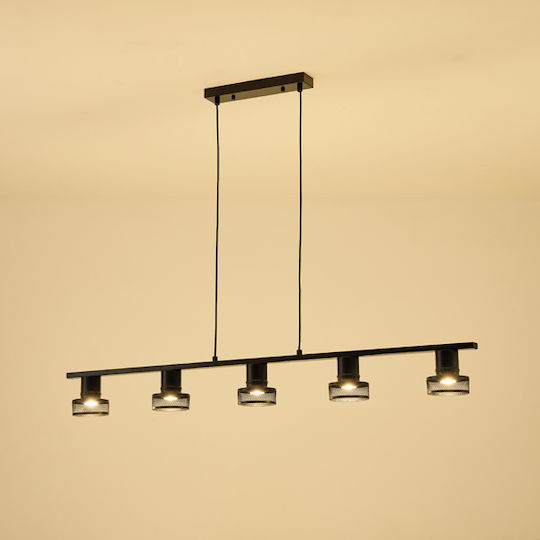 Eurolamp Single Spot with Socket GU10 in Black Color