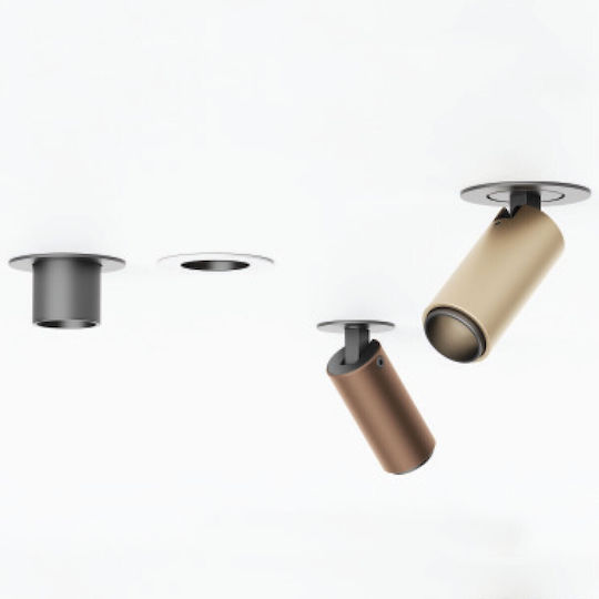 VK Lighting Monos LED Alb Cald Spot în Culoare Bronz