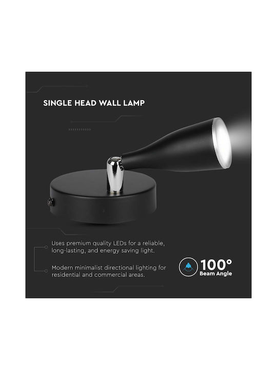 V-TAC Single LED Warm White Spot in White Color