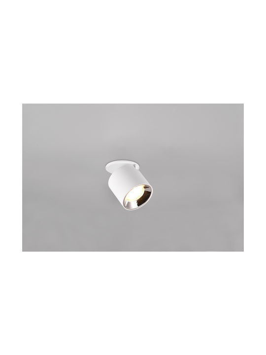 Trio Lighting Single Spot with Socket GU10 in White Color