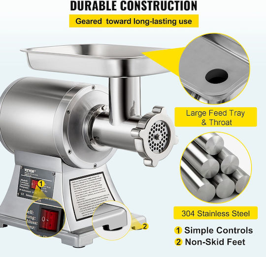 Vevor Commercial Meat Grinder 1100WJRJ90800X001V2