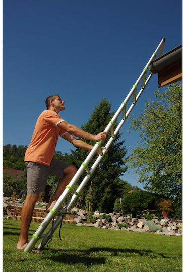 Fieldmann Teleskopische Leiter Aluminium 13 Stufen mit maximaler Höhe 3.8m FZZ 4005 50001671