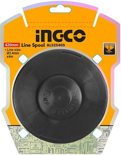 Ingco Κεφαλή Μεσινέζας Tap & Go 2 Εξόδων Als25405