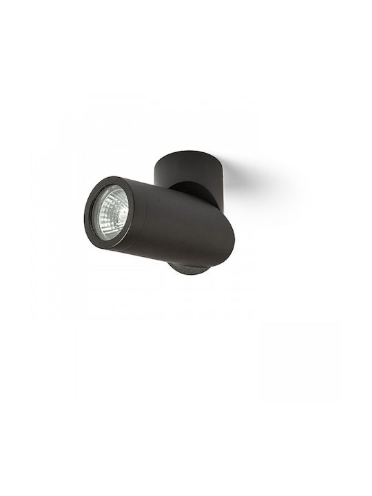 Rendl Light Studio Snazzy Μονό Σποτ με Ντουί GU10 σε Μαύρο Χρώμα