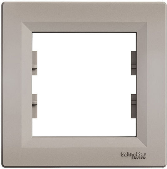 Schneider Electric Asfora Front Single Telephone Socket Beige EPH4100169