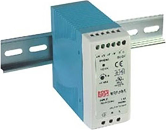 Mean Well Mini MDR40-24 DIN Rail Power Supply 24V/40W